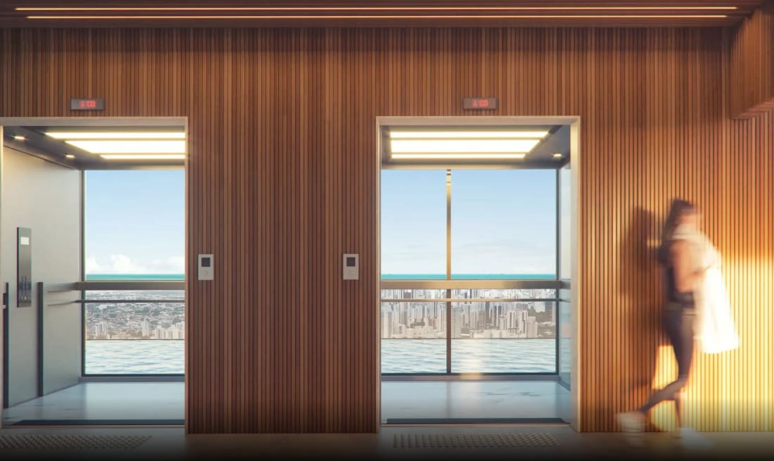 Panoramic elevators with spectacular views