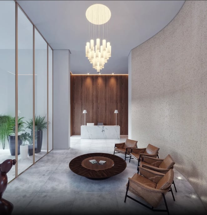 Sophisticated social hall