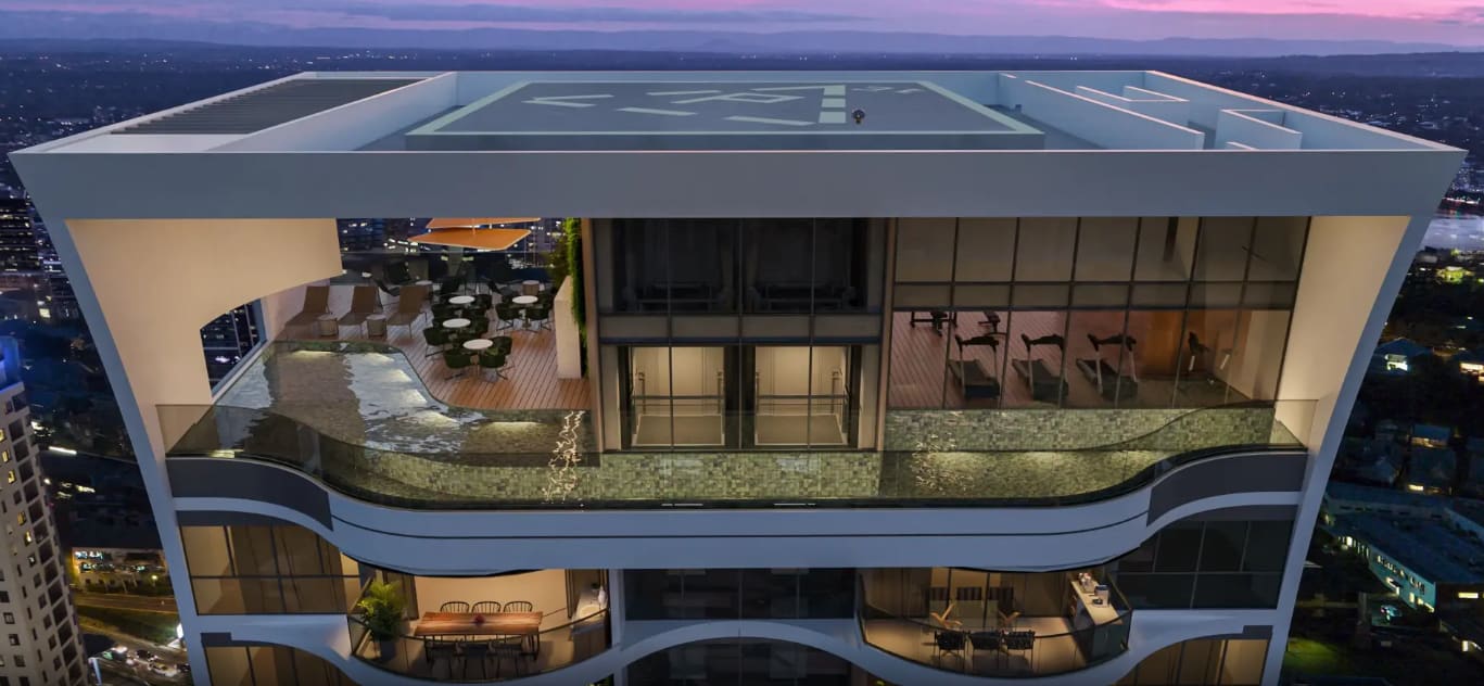 Exclusive Mirage helipad