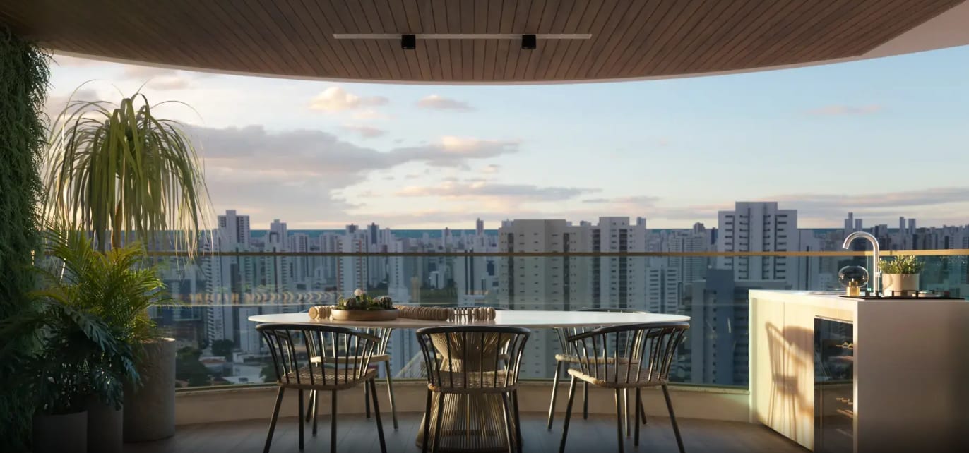 Internal balcony with privileged views