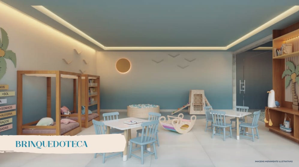 Kids' playroom at Terrazza Beira Mar