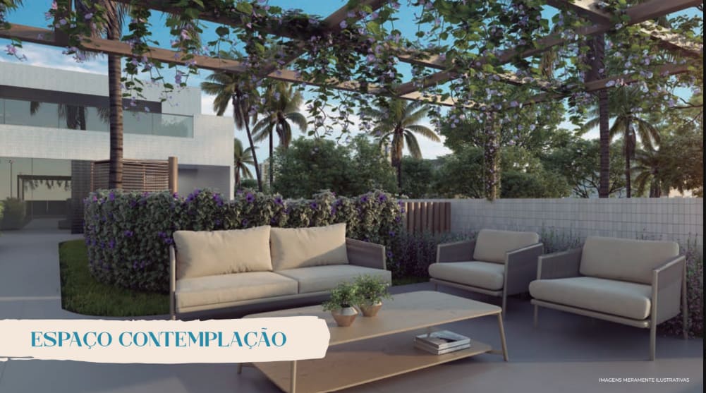 Ocean-view contemplation area at Terrazza Beira Mar