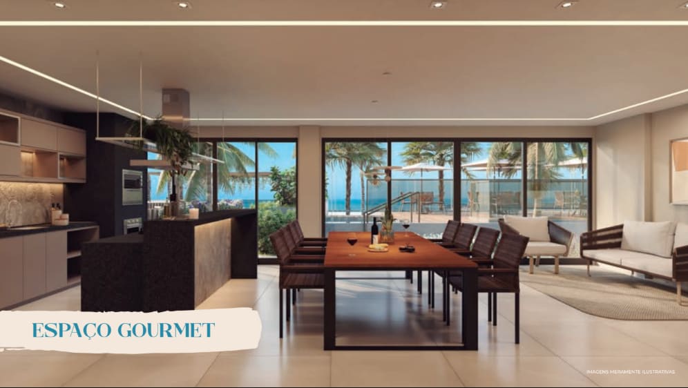 Gourmet area at Terrazza Beira Mar