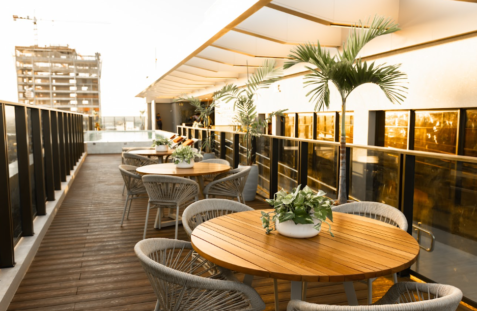 Rooftop e Piscina do Vivant Residence