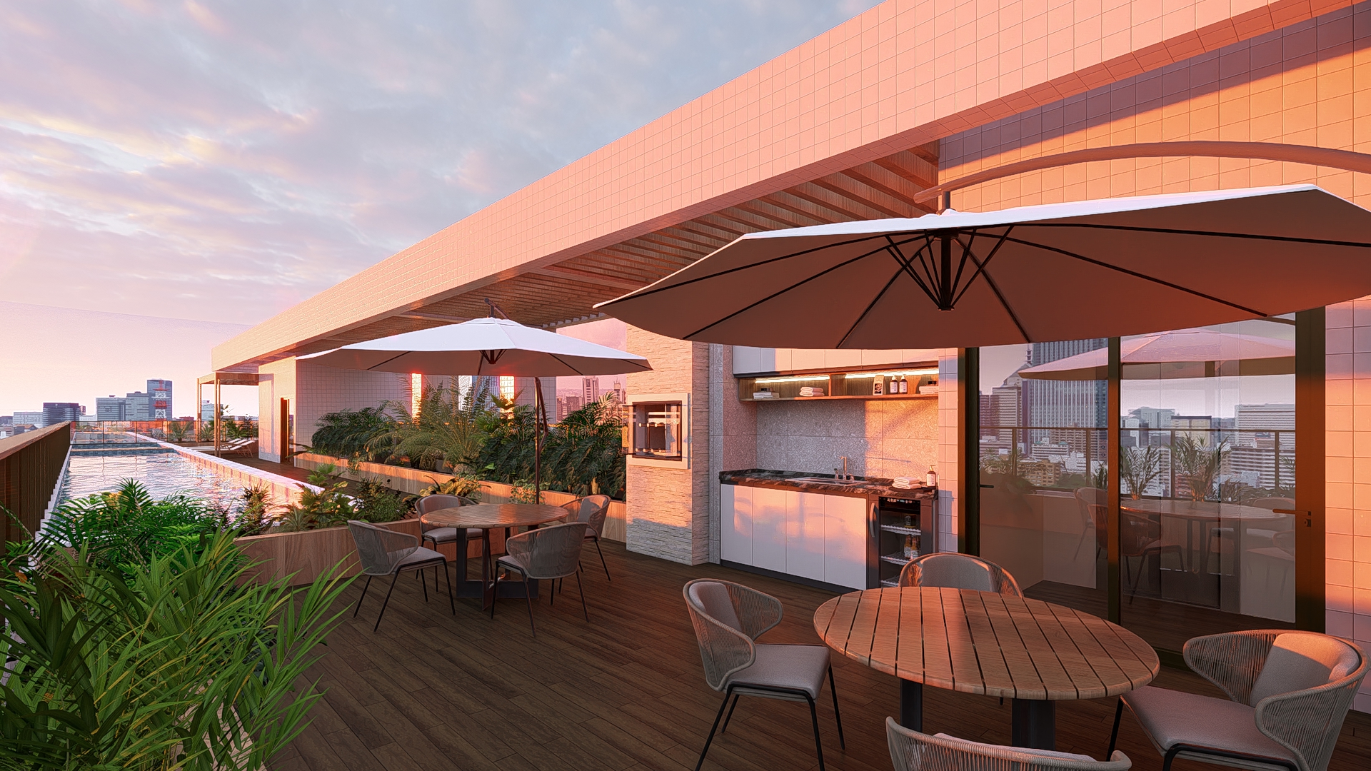 Rooftop Sunset