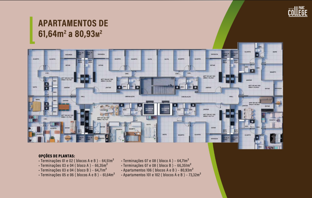 Planta 2 Parc College