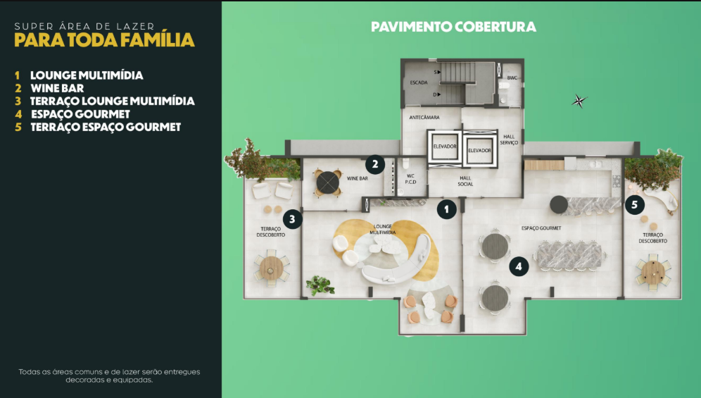 Planta Cobertura Rooftop