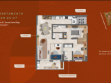 Thumbnail: Planta Torre G 95m²