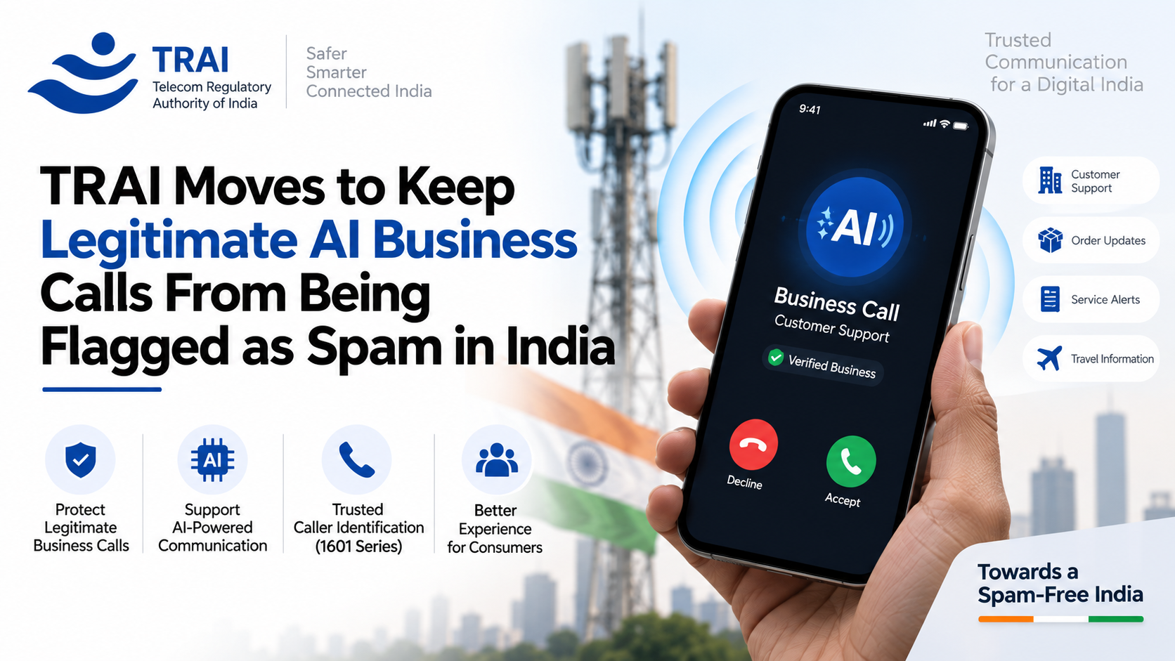 TRAI Moves to Keep Legitimate AI Business Calls From Being Flagged as Spam in India