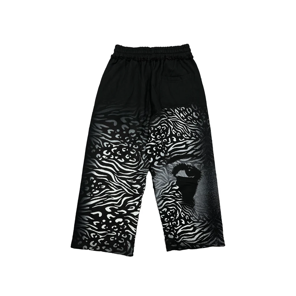 Black ‘Striped’ Sweatpants