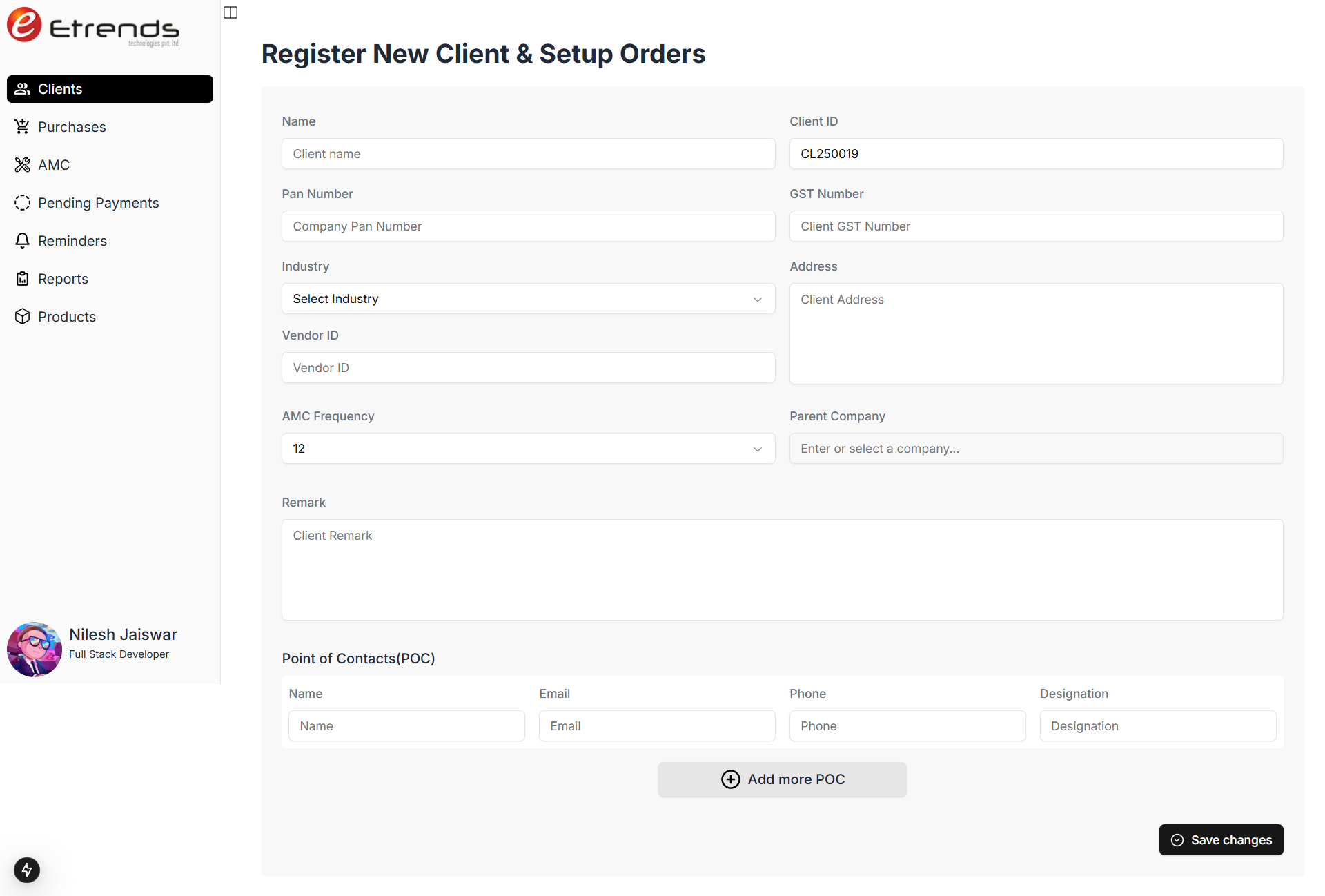 Client Management System thumbnail 2