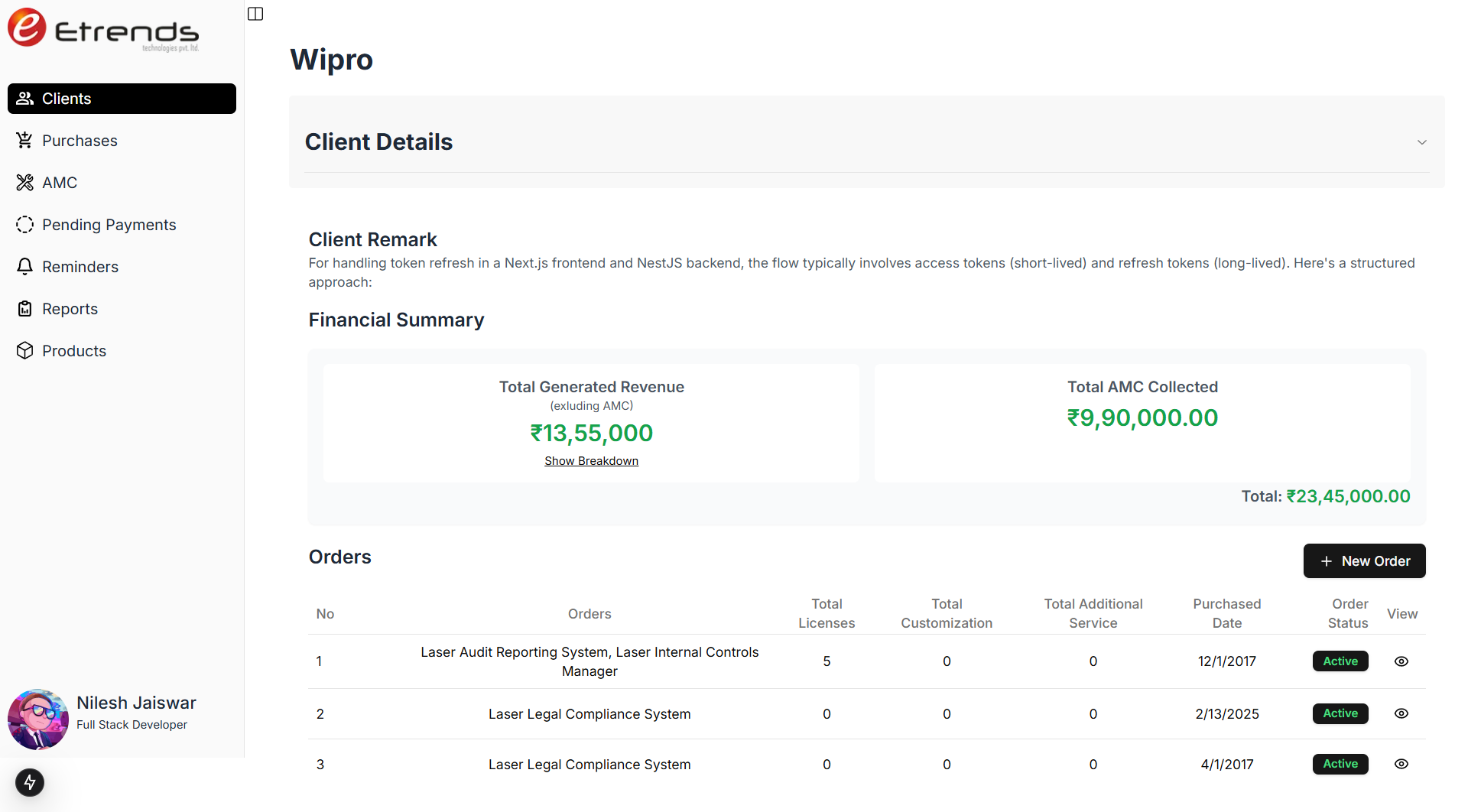 Client Management System thumbnail 3