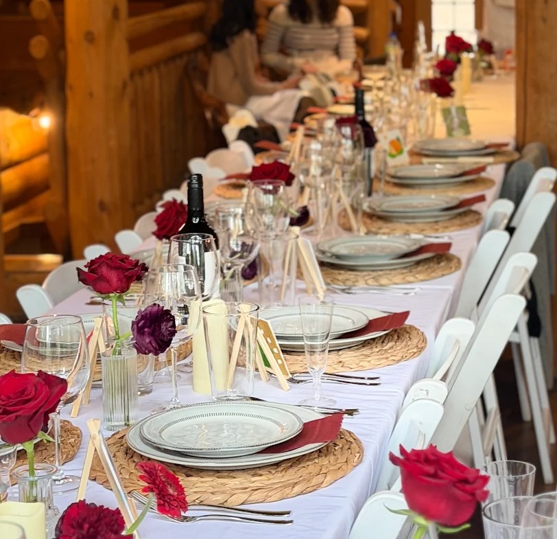 Heron Lodge place setting
