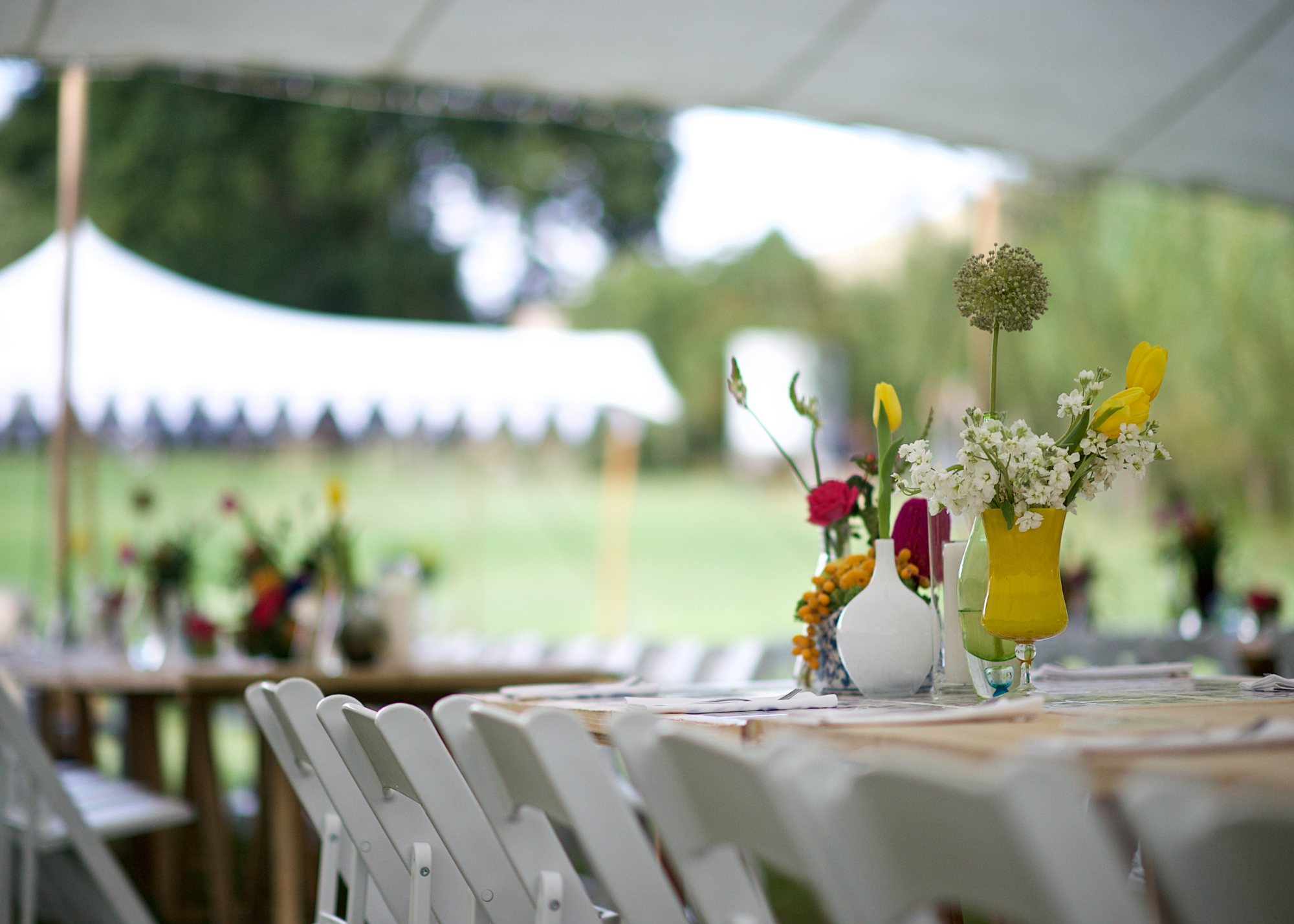 Outdoor Tent Wedding at Calabogie House