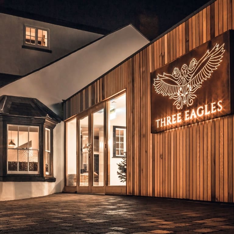 Outside the Three Eagles
