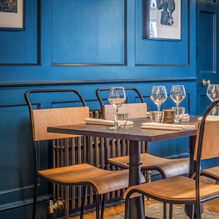 main restaurant seating