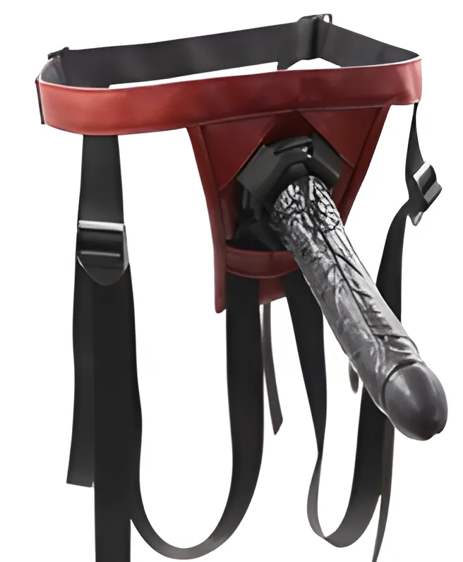 Leather Finish Strap-on Belt - Harness Only | MyFun.lk