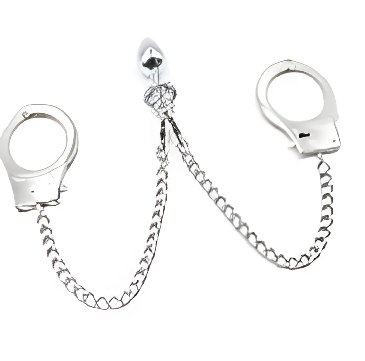 Sex Handcuffs with Anal Plug - BDSM Starter Set | MyFun.lk