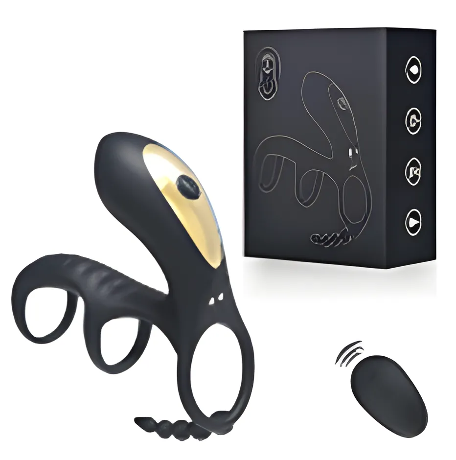 Vibrating Penis Ring for Couples - 12 Vibration Modes | MyFun.lk