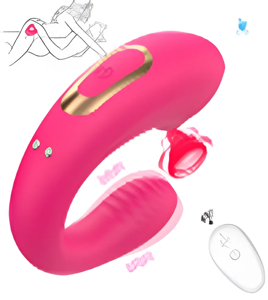Remote Control Sucking Vibrator - High Tech Toy | MyFun.lk