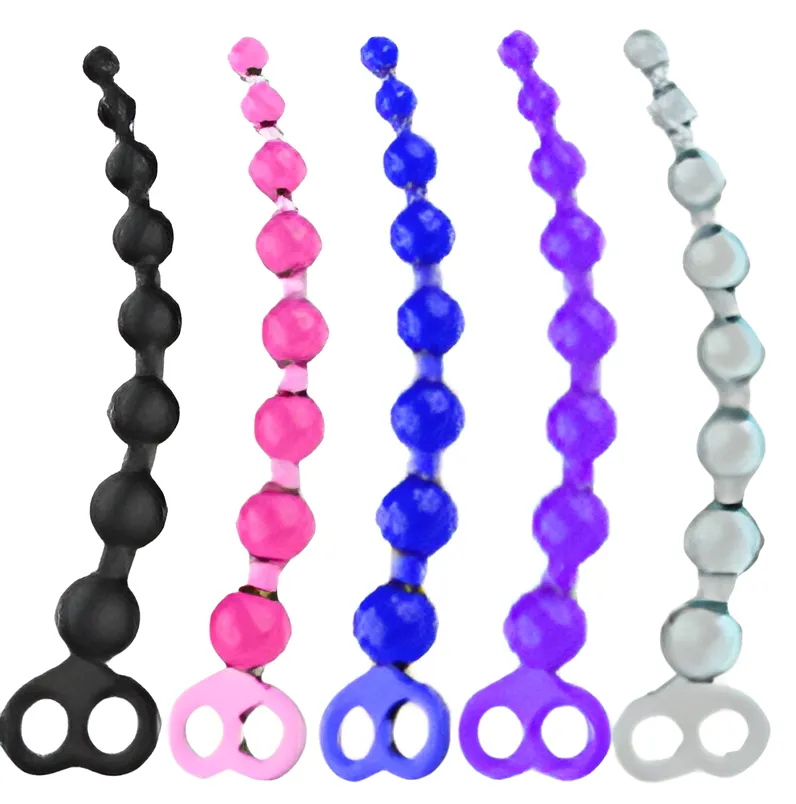 Men's Long Anal Beads - Extended Anal Toy | MyFun.lk