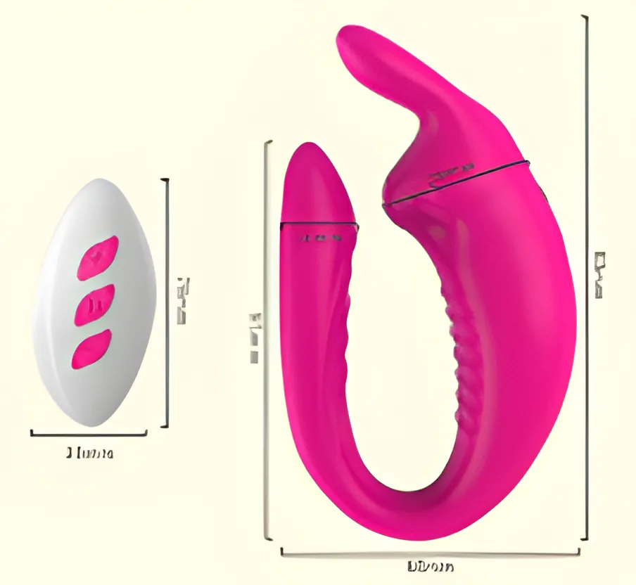 Rabbit Remote Egg Vibrator - Dual Action Remote Toy | MyFun.lk