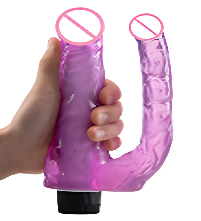 Double Headed Vibrating Dildo - Dual Stimulation Sex Toy | MyFun.lk