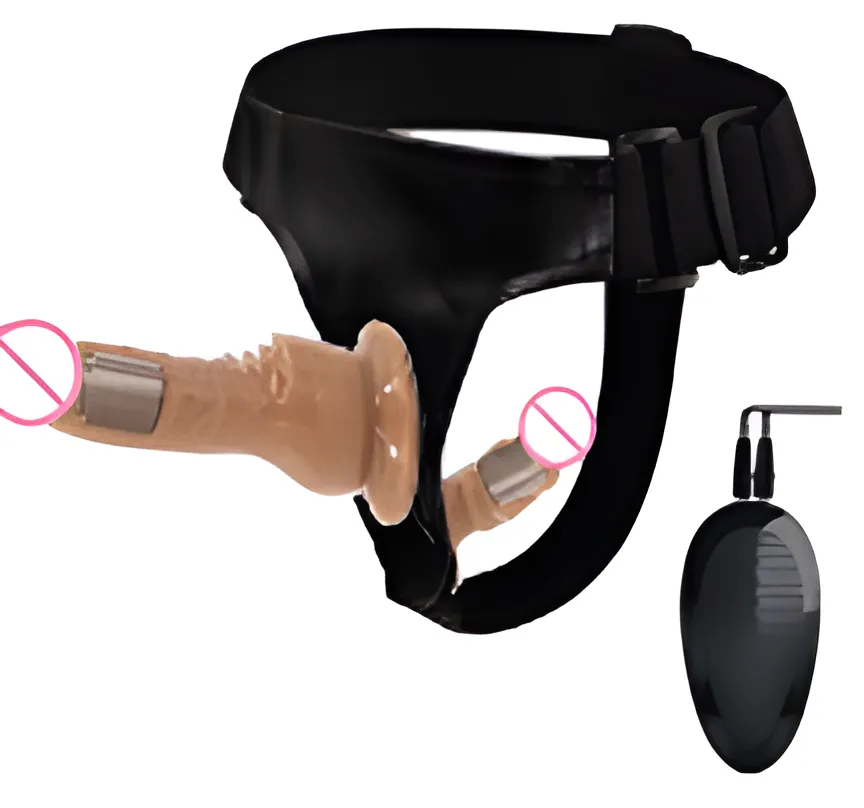 Lesbian Strap-on Vibrating Dildo - Couples Toy | MyFun.lk