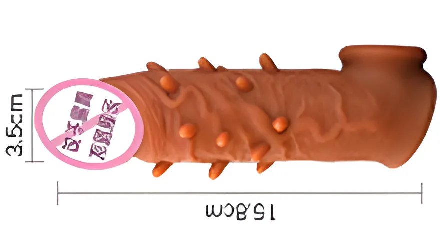 Spike Condom Penis Sleeve - Textured Pleasure Sleeve | MyFun.lk