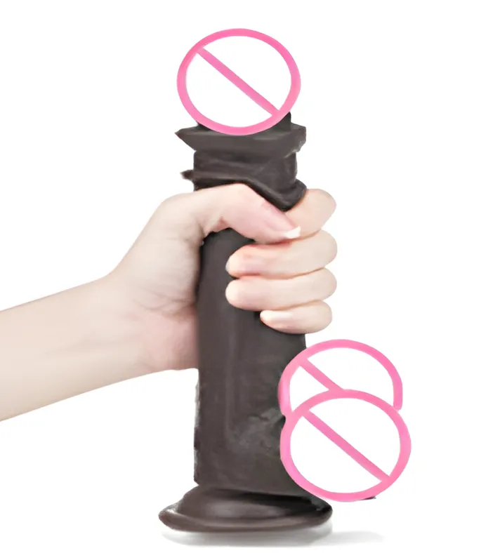 Movable Foreskin Dildo 9 Inch - Realistic Toy | MyFun.lk