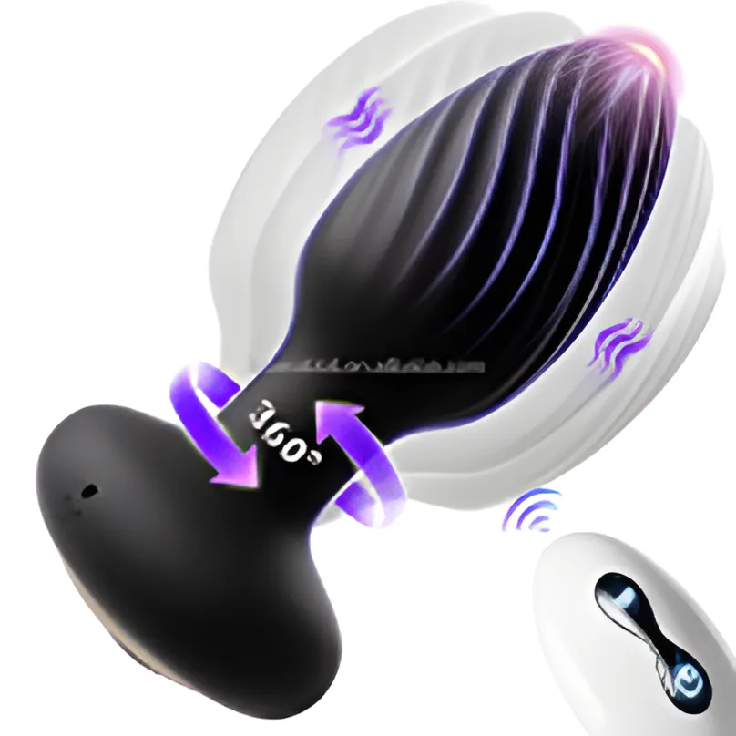 Remote Control Anal Vibrator with 10 Frequency Modes | MyFun.lk