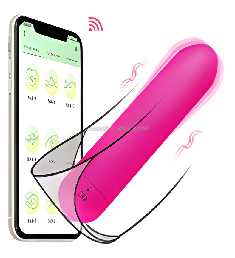 Powerful Bullet Vibrator APP Bluetooth Control Clitoral Sex Toy | MyFun.lk