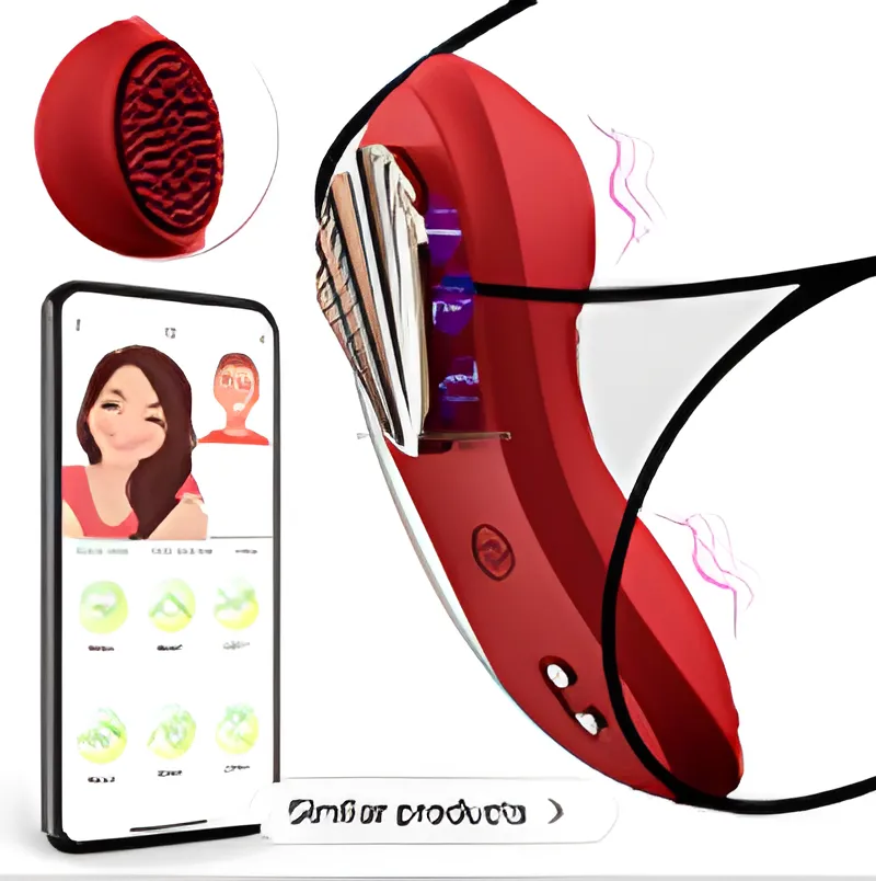 Women Invisible Wearable Jumping Eggs Vibrator APP Control | MyFun.lk