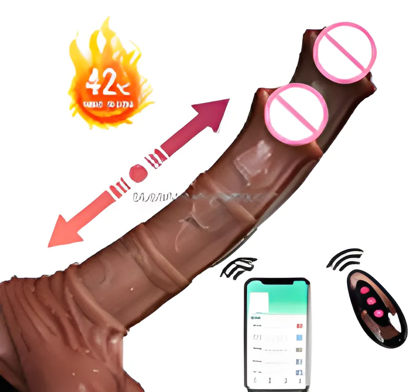 App Controlled Horse Dildo Vibrator with Thrusting and Heating | MyFun.lk