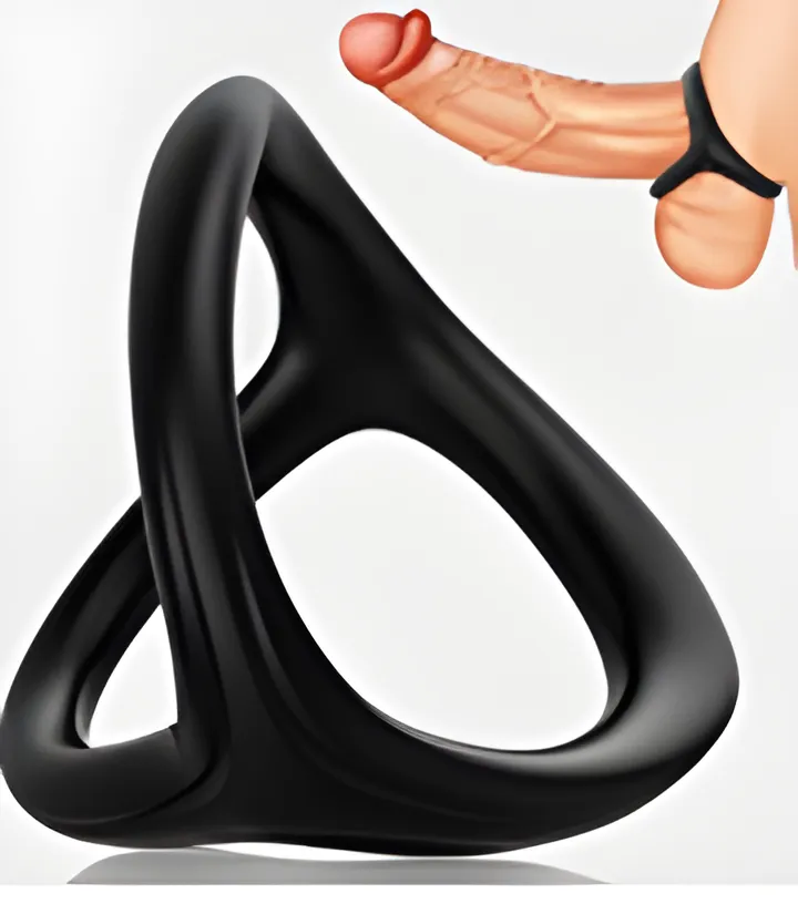 3-Way Penis Ring - Multi-Function Cock Ring | MyFun.lk