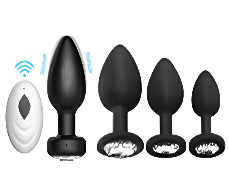 Butt Plug Prostate Massager Set with Wireless Remote | MyFun.lk