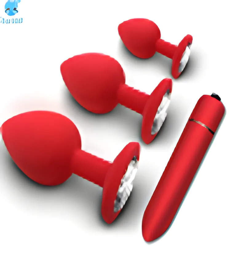 Strong Vibration Anal Plug Set - Powerful Stimulation | MyFun.lk