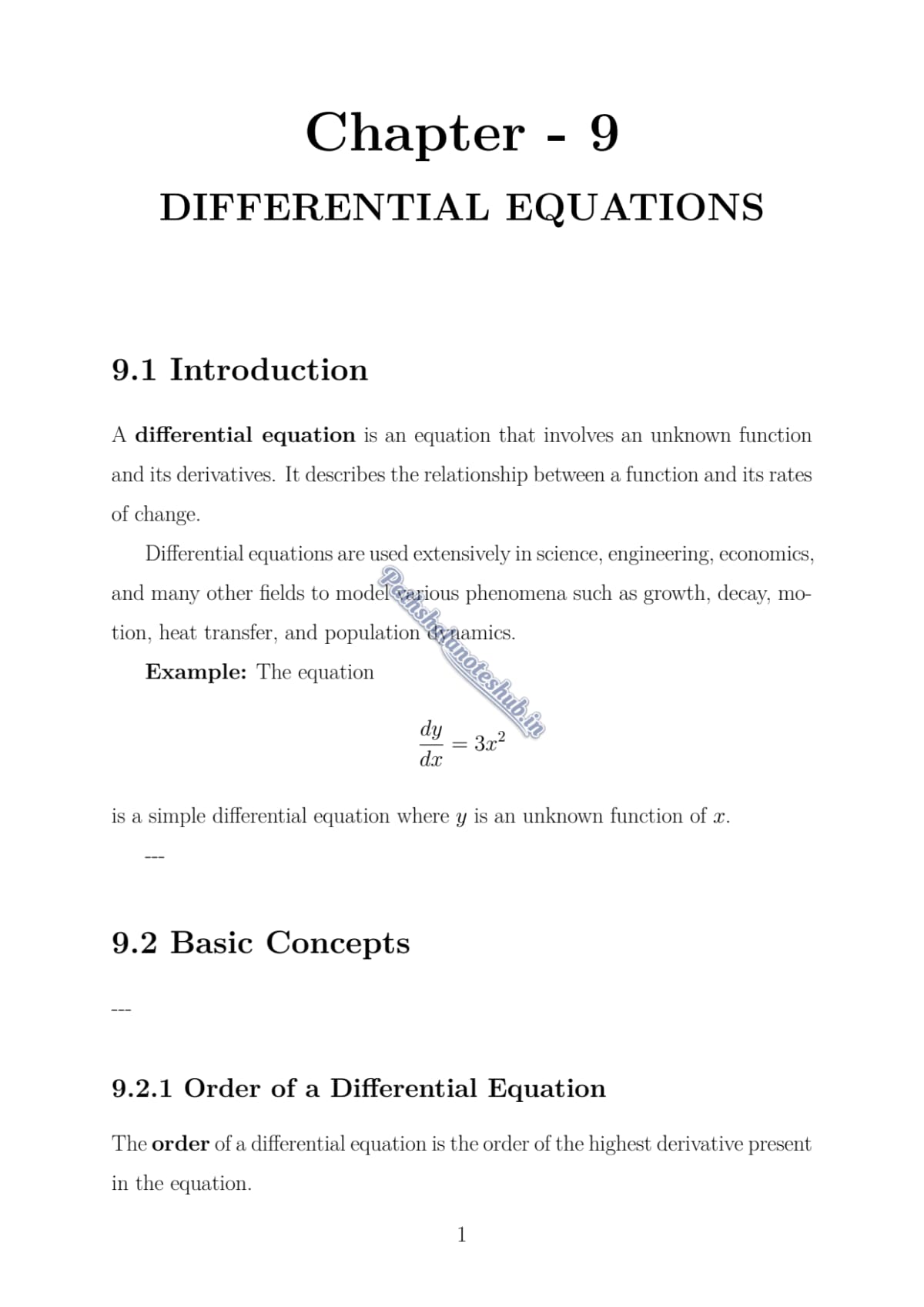 CBSE Class 12 mathematics Chapter 9 Page 1
