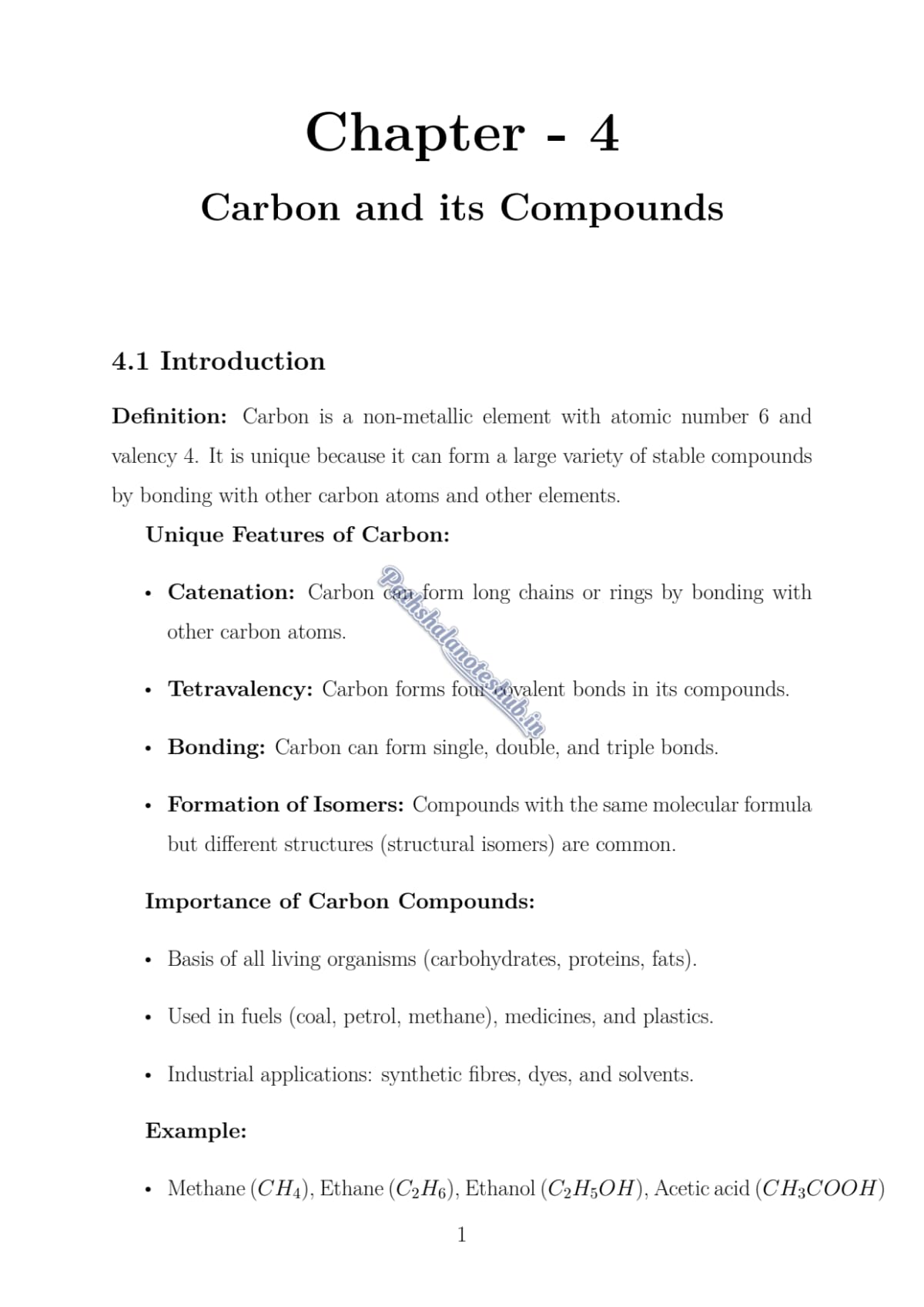 CBSE Class 10 science Chapter 4 Page 1