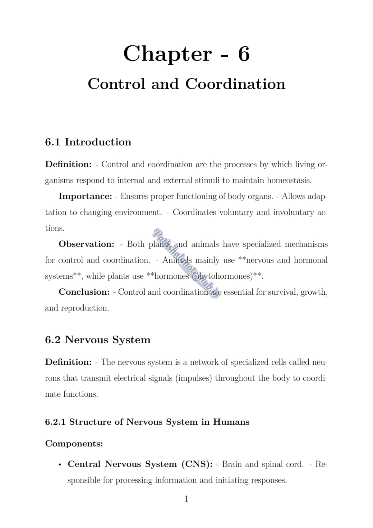 CBSE Class 10 science Chapter 6 Page 1