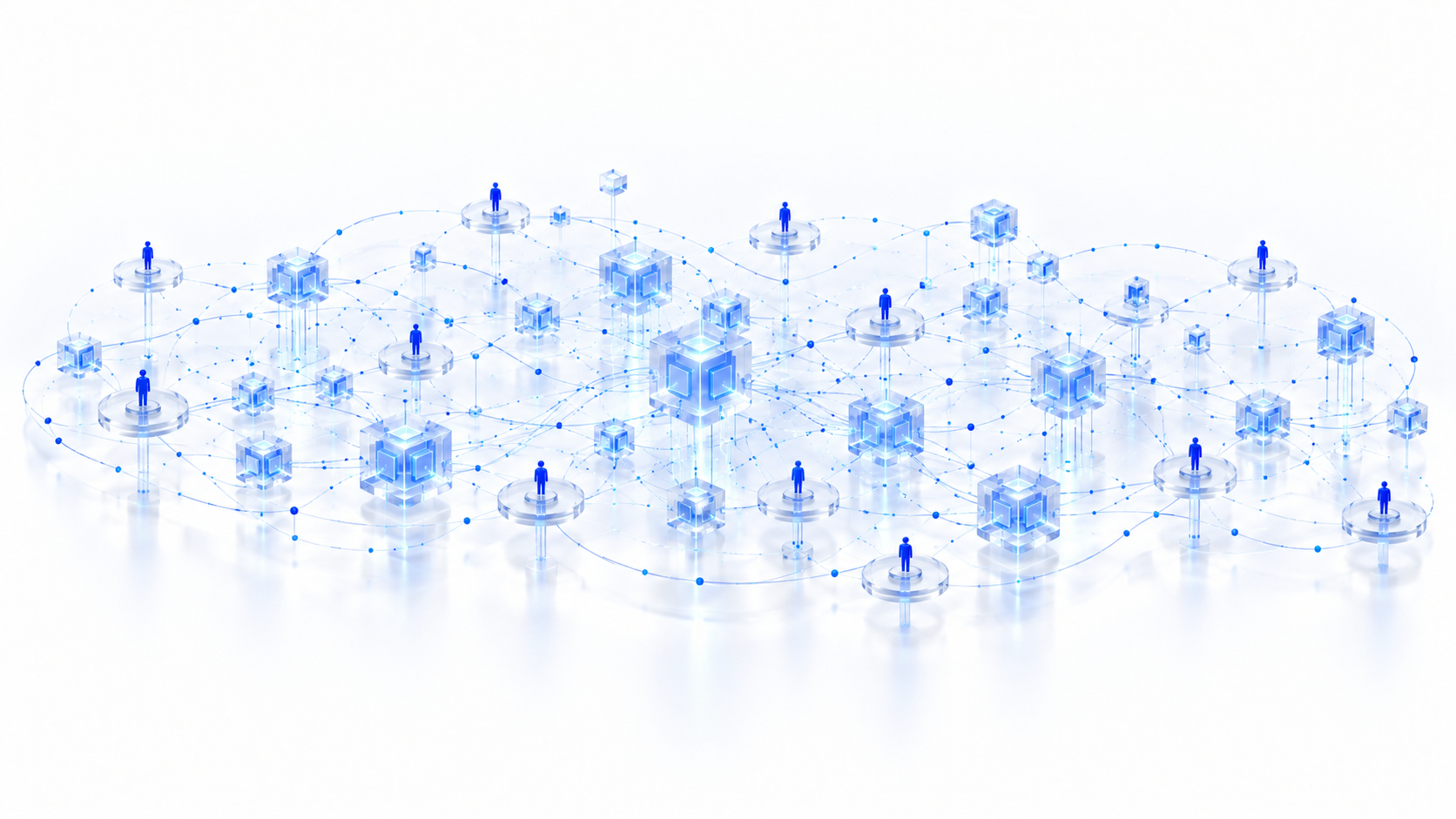 A futuristic network of people and AI: the distributed agentic economy