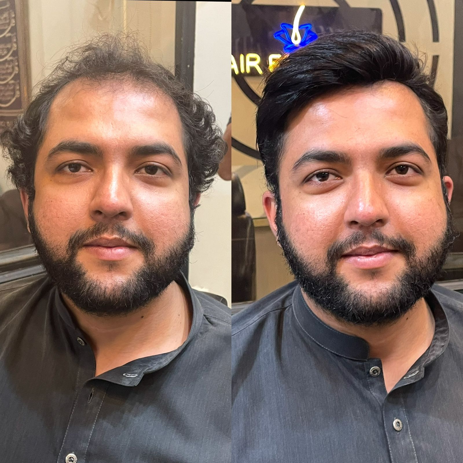Hair transformation comparison 2