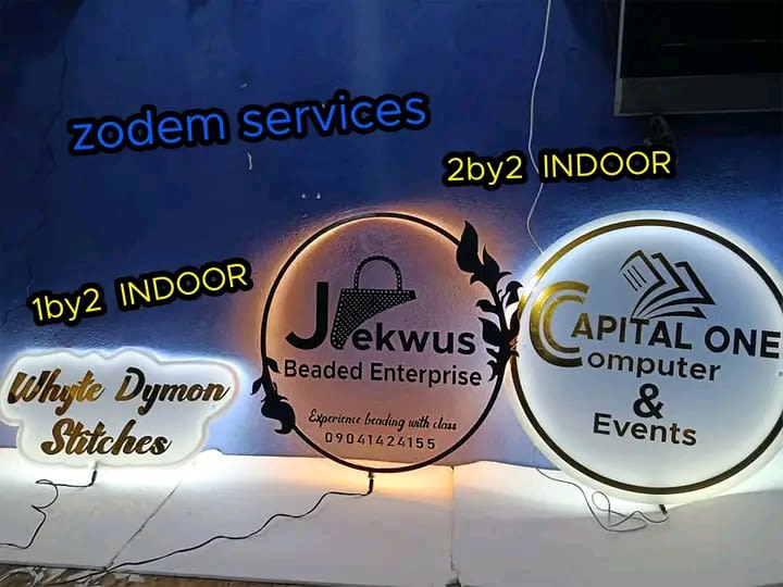 Indoor and outdoor signage