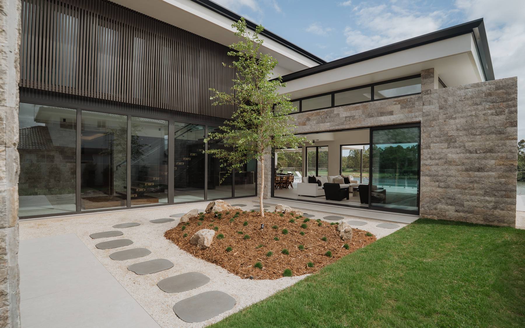 The Bayview - Main Bathroom by Belle Casa Interiors 