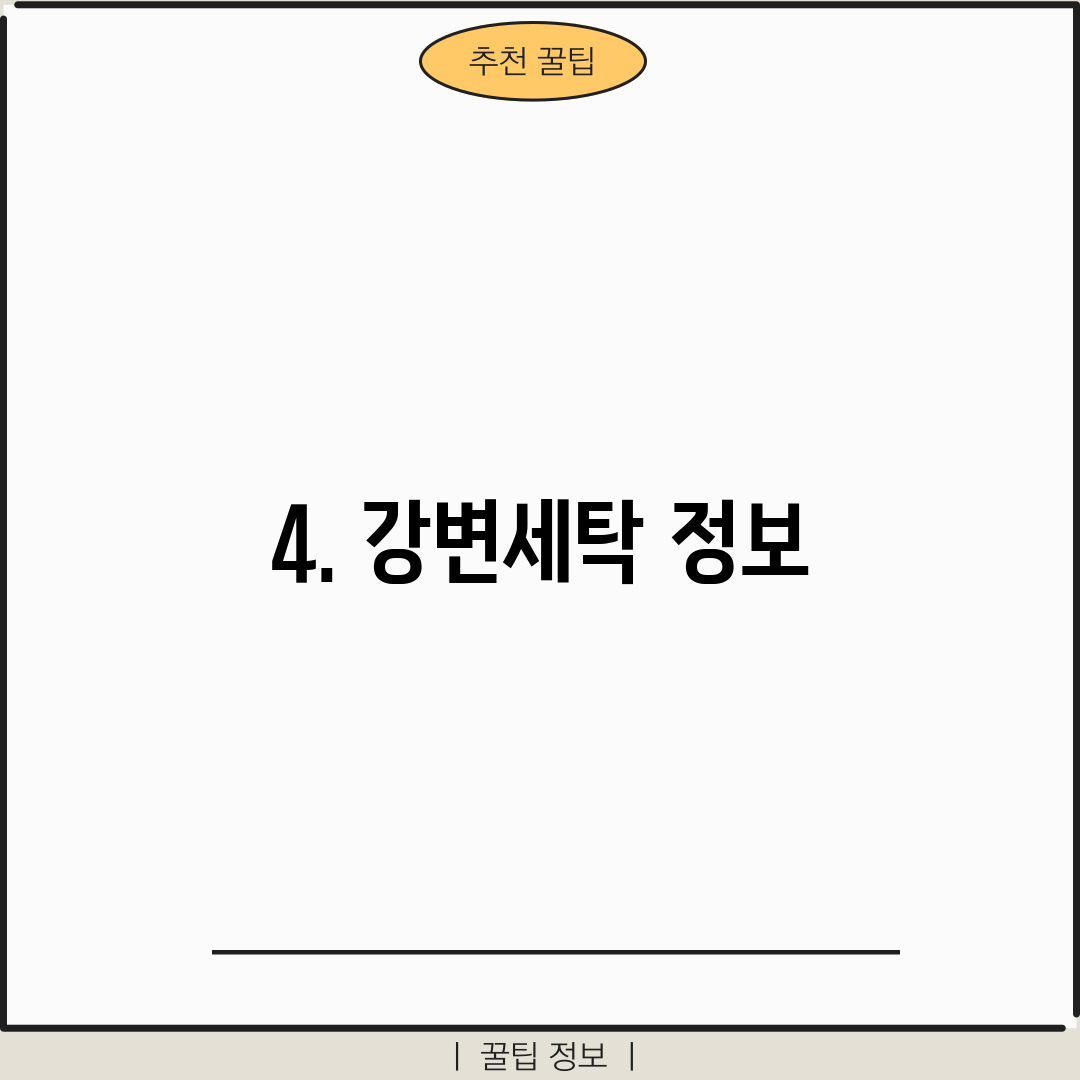 4. 강변세탁 정보