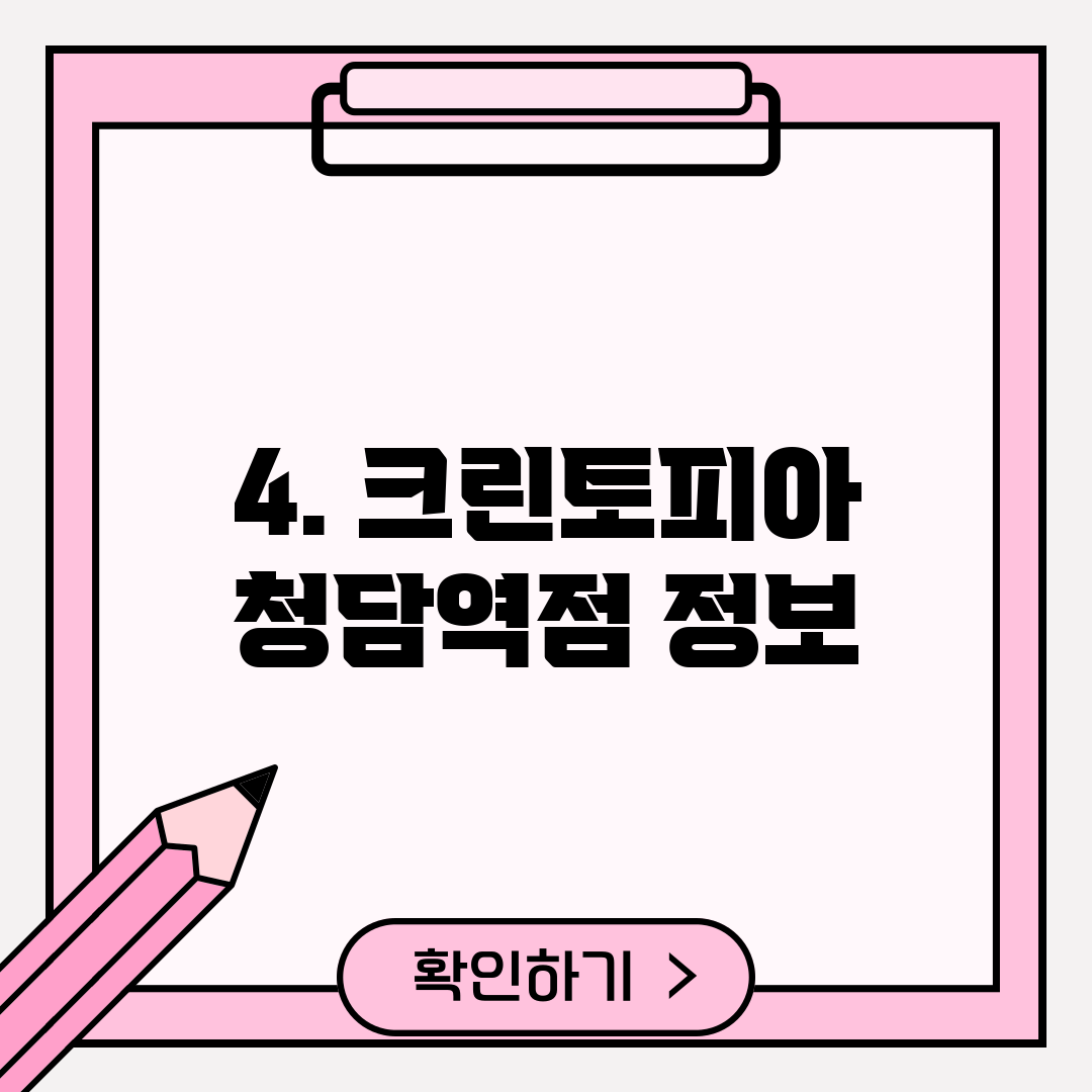 4. 크린토피아 청담역점 정보