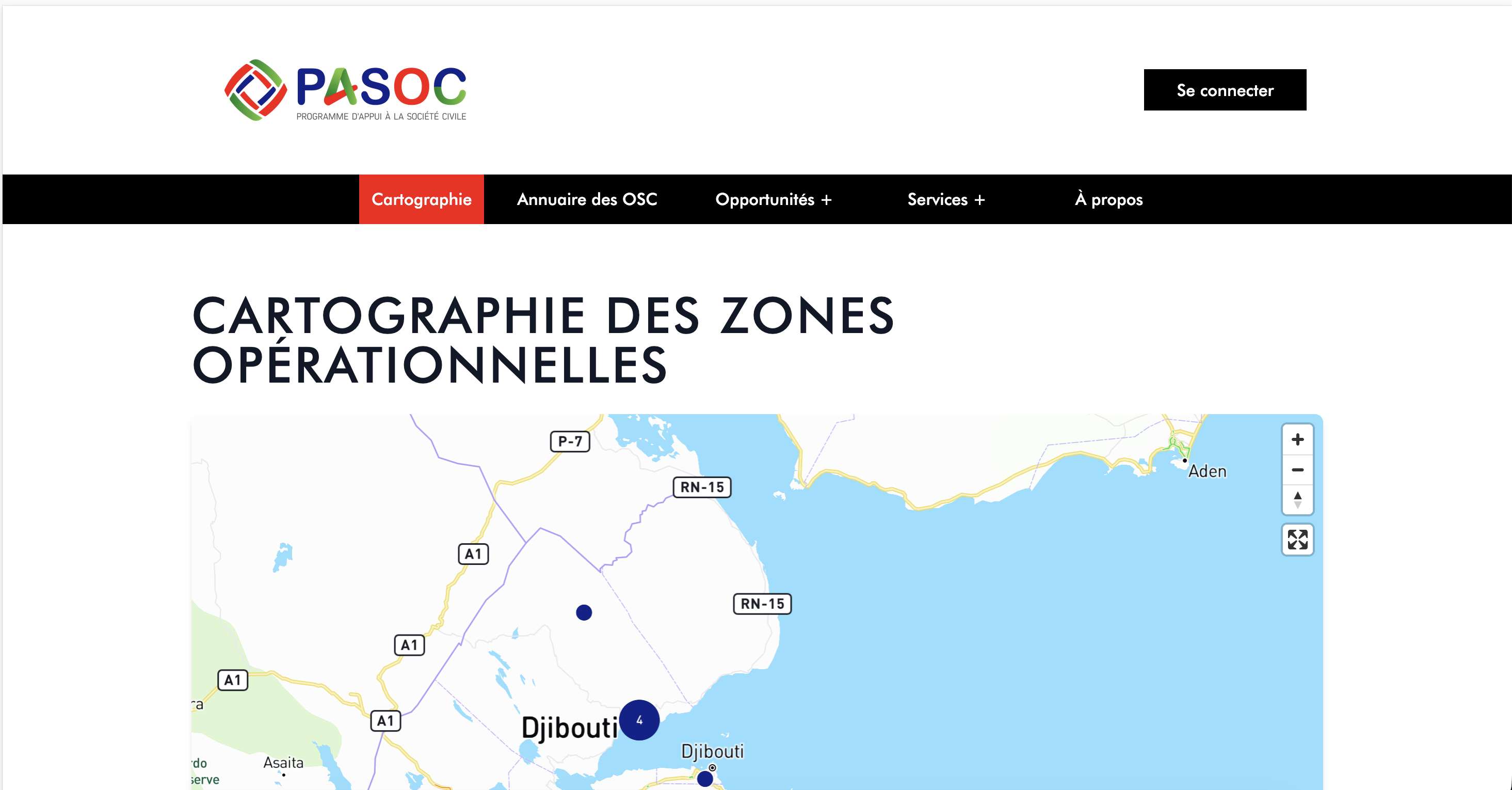 Cartographie OSC Djibouti