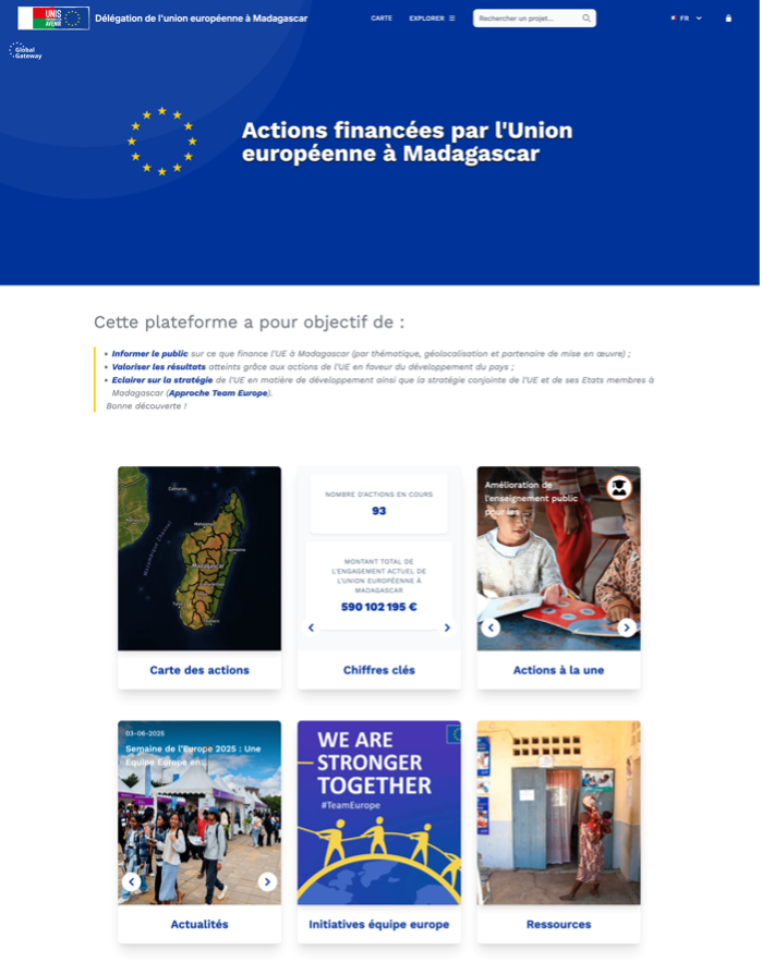 Plateforme DUE Madagascar