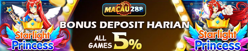 Bonus Deposit Harian 5%