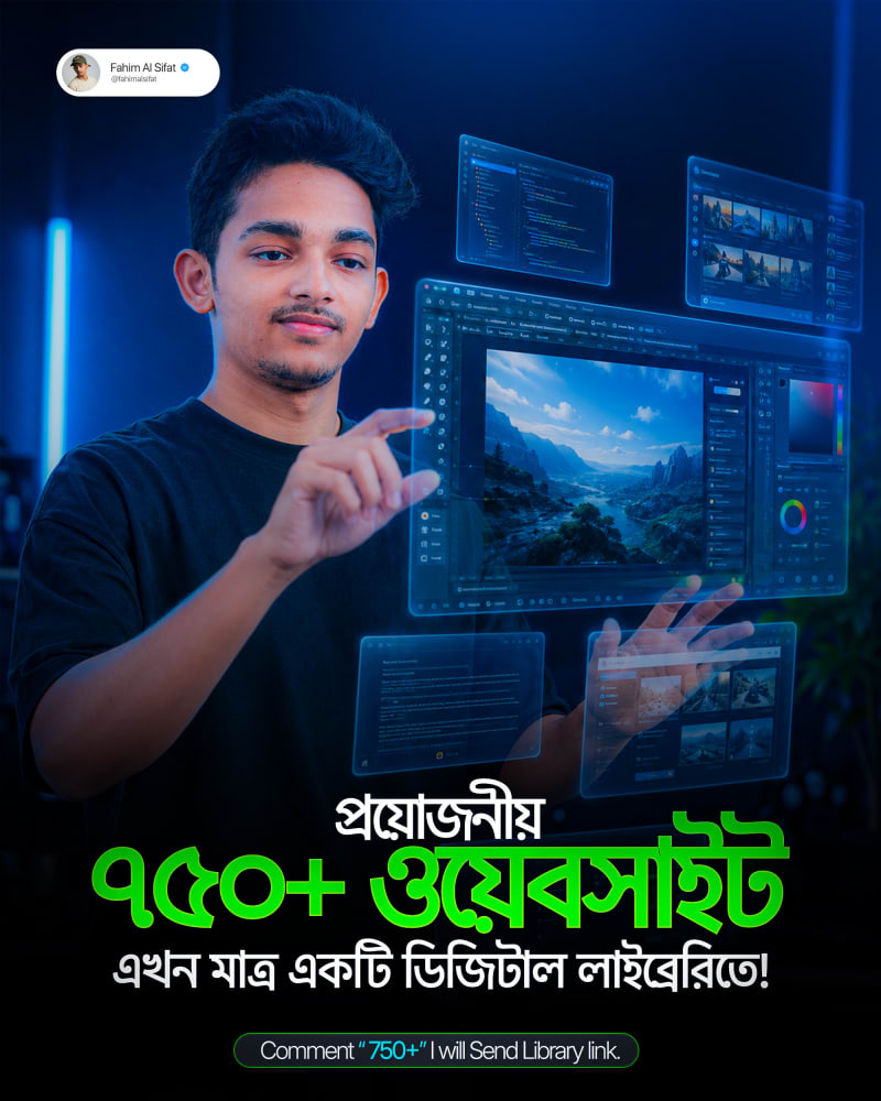 ৭৫০টি দরকারি ওয়েবসাইট ও অনলাইন টুলের কাজভিত্তিক ডিরেক্টরি